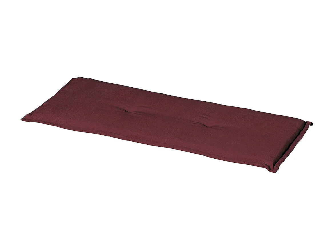Coussin de canapé Panama bordeaux - Env. 120x48 cm