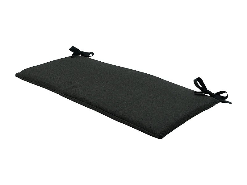 Bankkussen Dark grey canvas eco+ - Ca. 170x48 cm