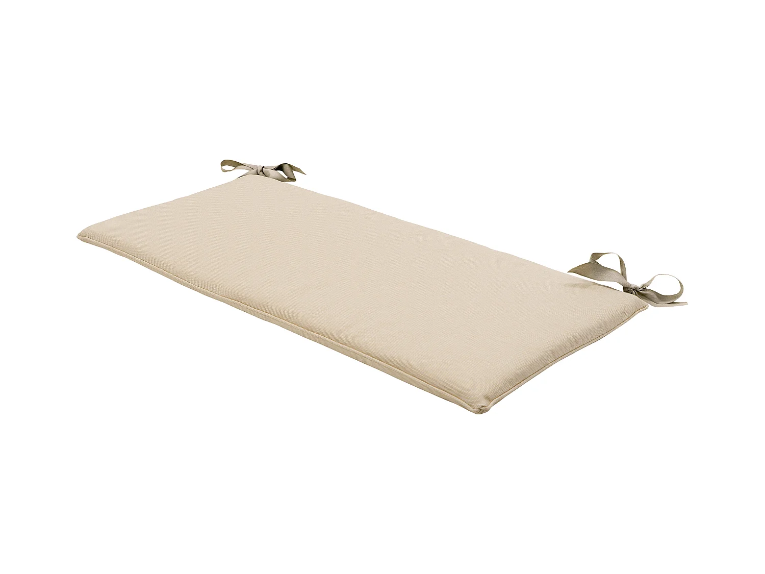 Coussin de canapé en toile beige éco+ - Env. 140x48 cm