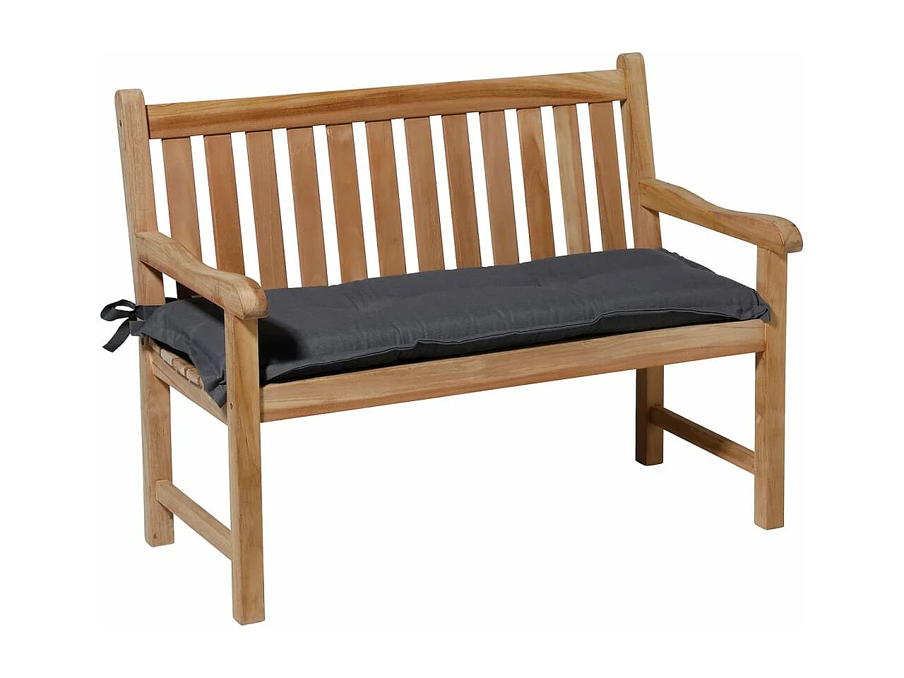 Bankauflage Panama 120x48 cm Grau