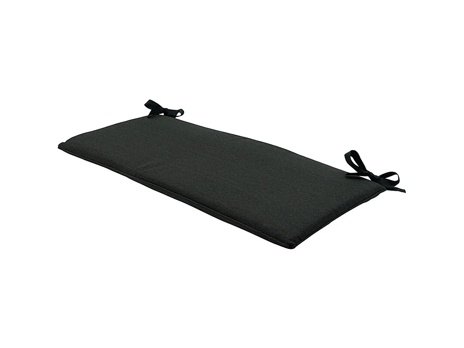 Bankkussen Dark grey canvas eco+ - Ca. 110x48 cm