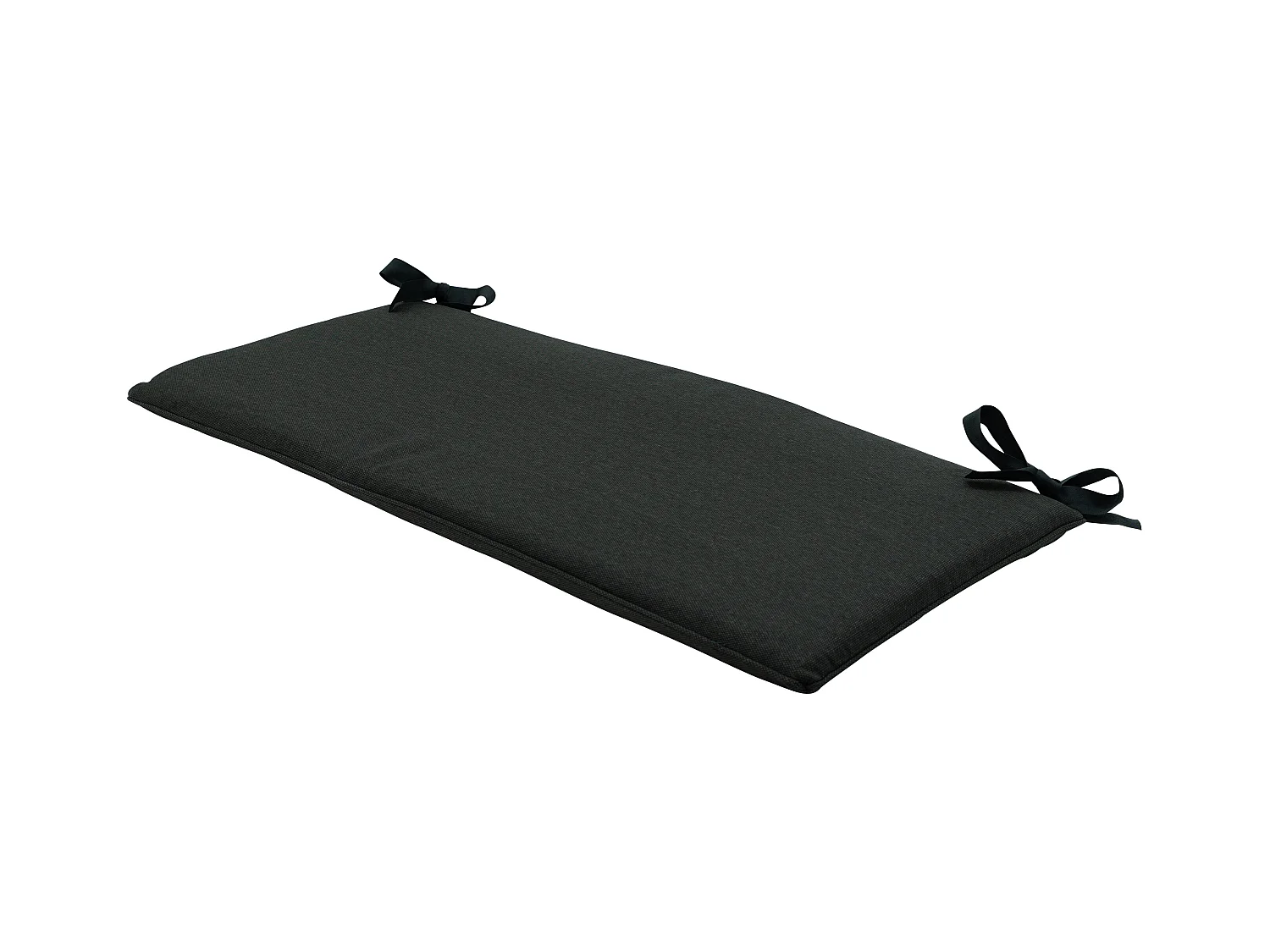 Coussin de banc en toile éco+ gris foncé - Environ 140x48 cm