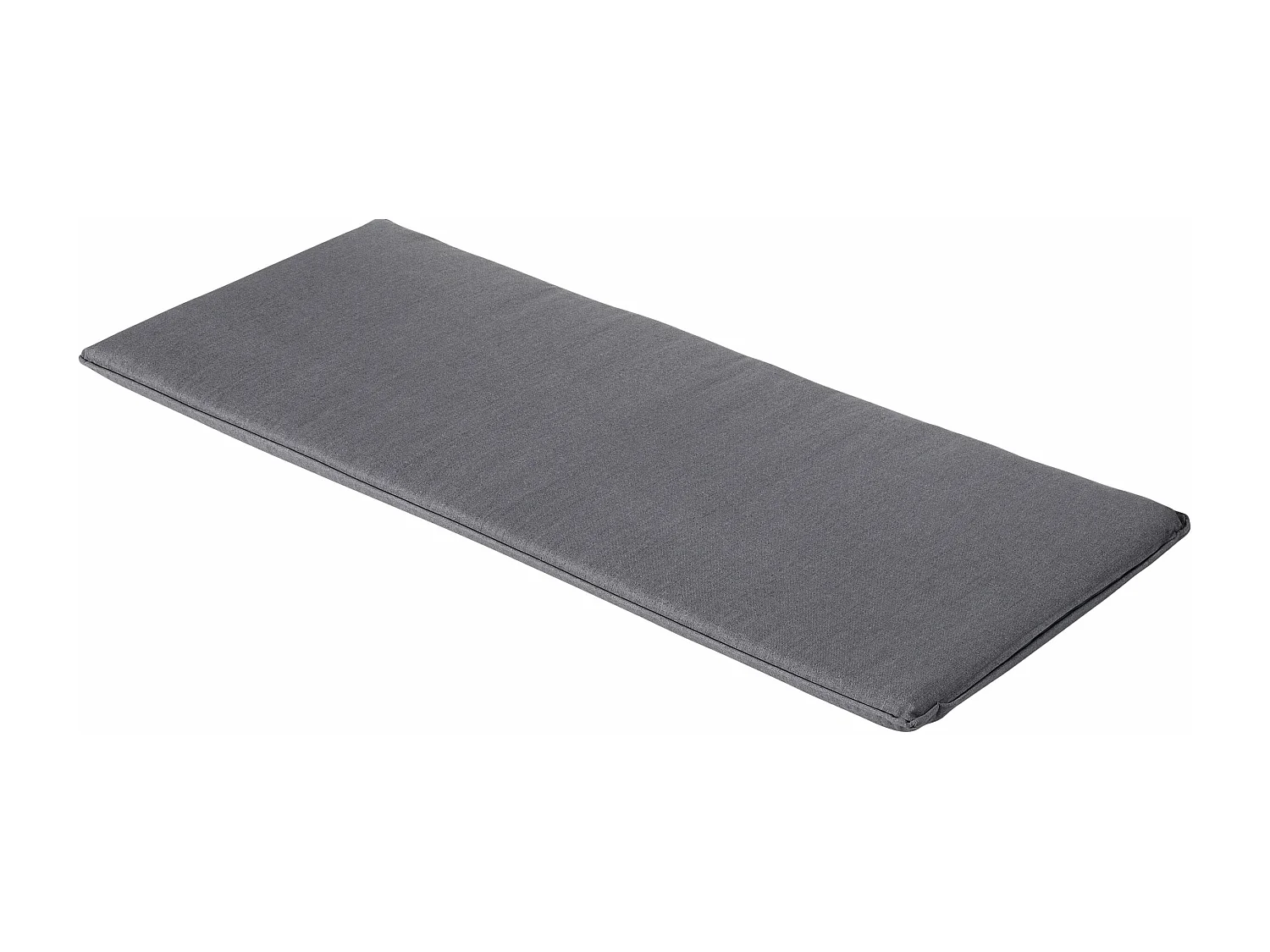 Coussin de banc Oxford gris - Environ 140x48 cm