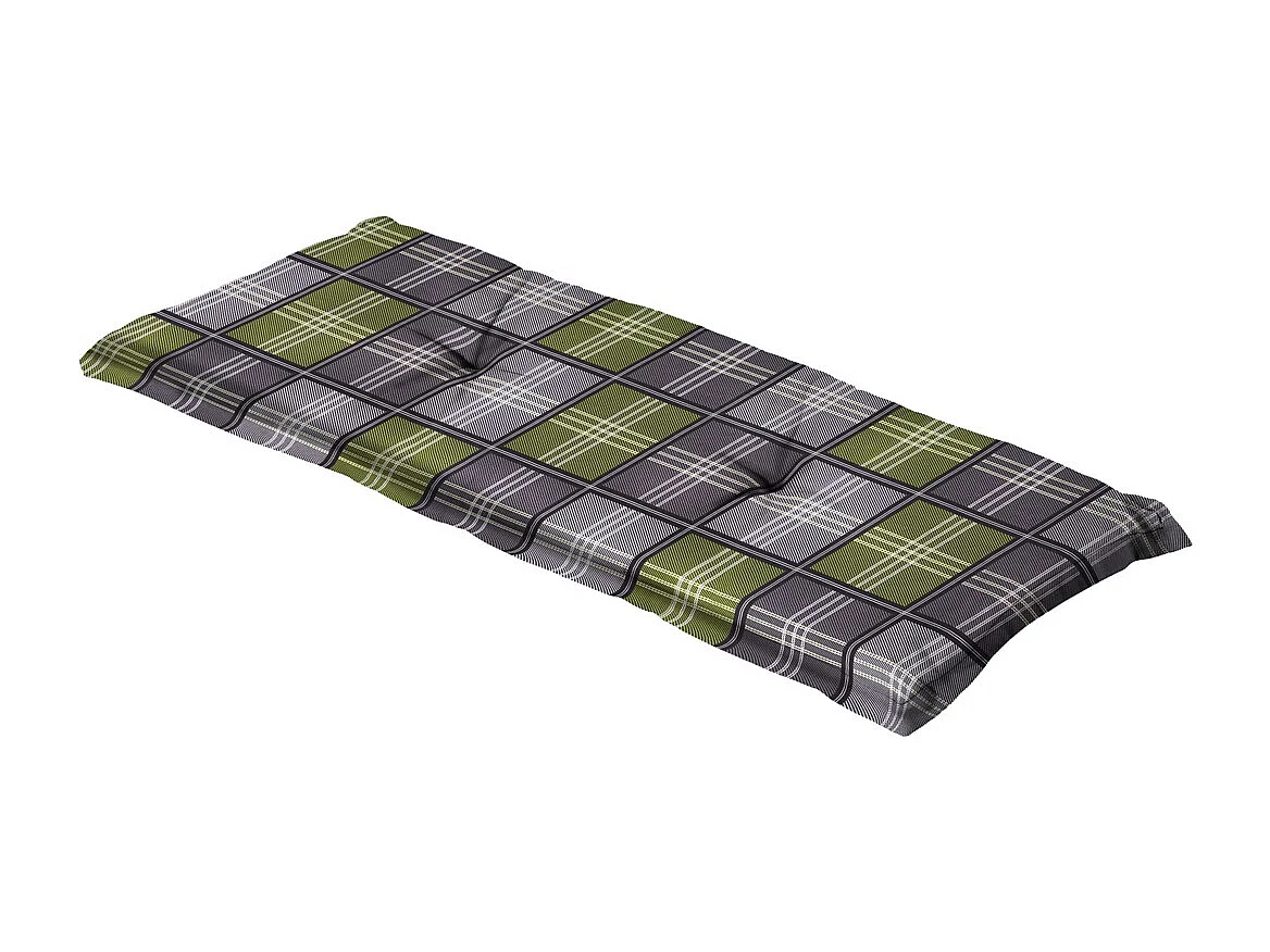 Coussin de canapé Patchy olive - Env. 120x48 cm