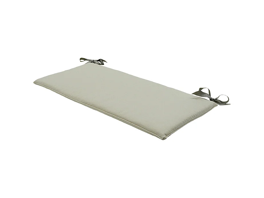 Coussin de canapé en toile beige éco+ - Env. 110x48 cm