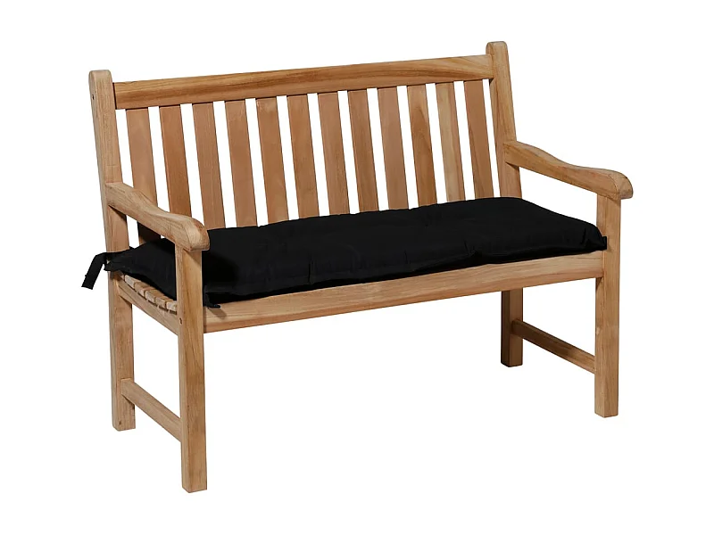 Bankkussen Panama black - Ca. 150x48 cm