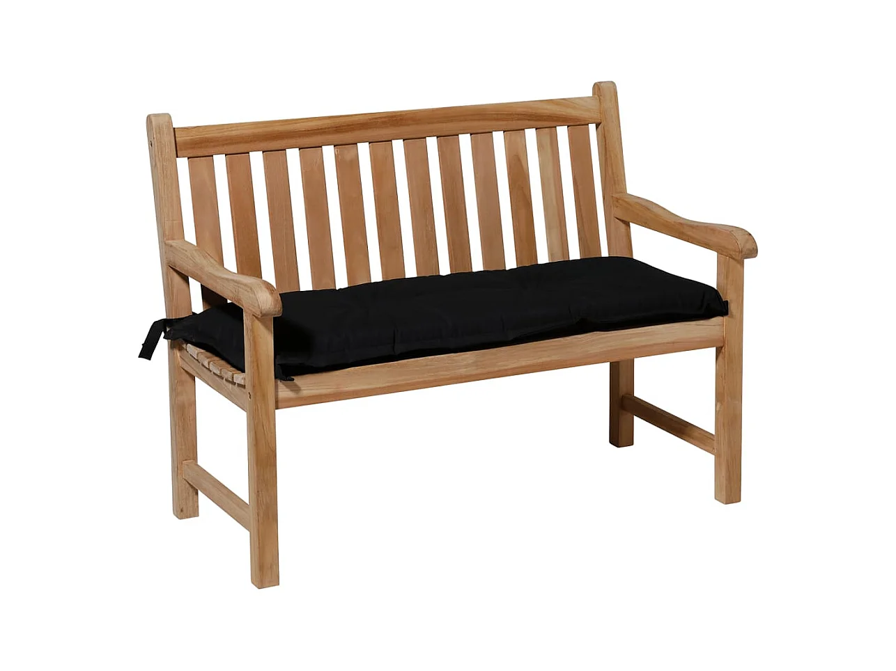 Bankauflage Panama 150x48 cm Schwarz