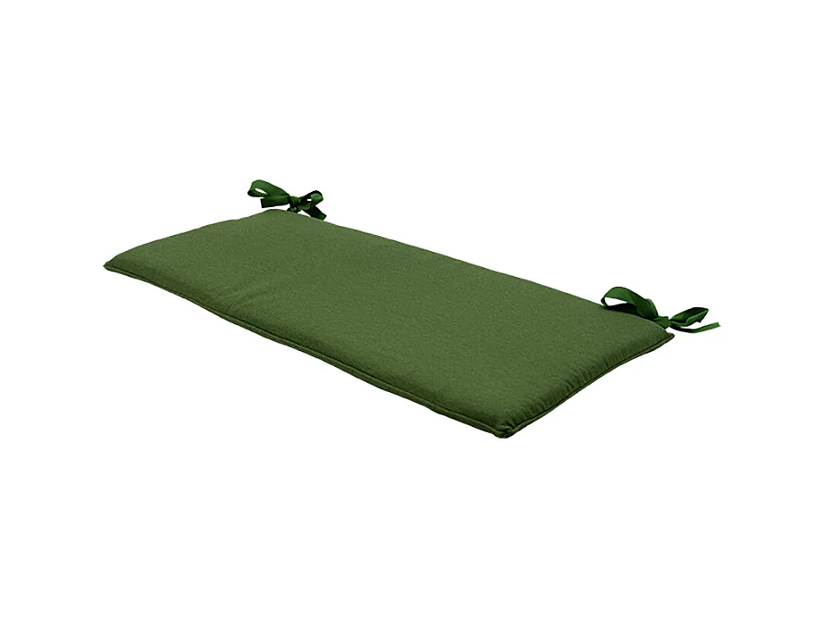 Coussin de canapé en toile vert mousse éco+ - Env. 110x48 cm