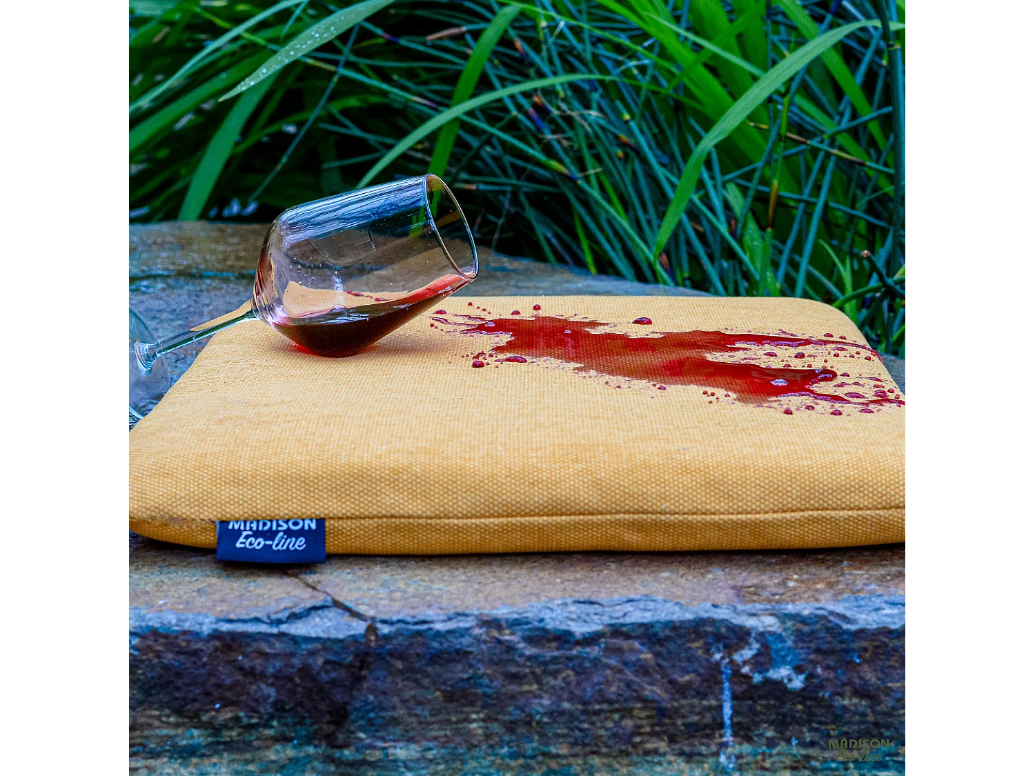 Sofakissen Seeblau Canvas eco+ - Ca. 110x48 cm