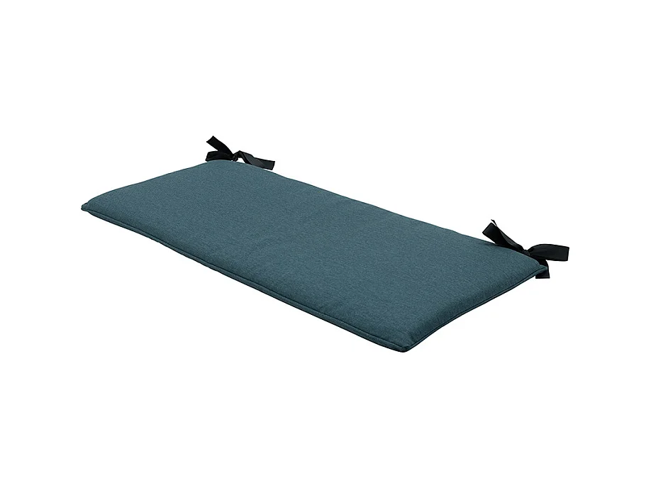 Coussin de canapé en toile bleu mer éco+ - Env. 110x48 cm