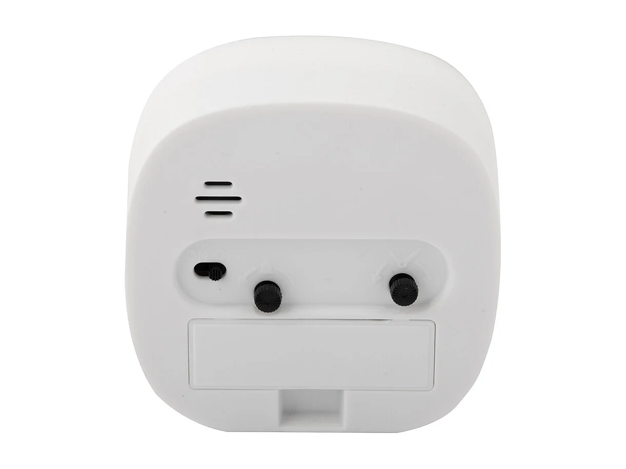 Wekker Travel Vierkant - Wit