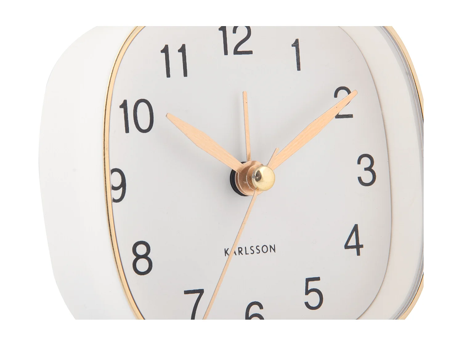 Wekker Travel Vierkant - Wit