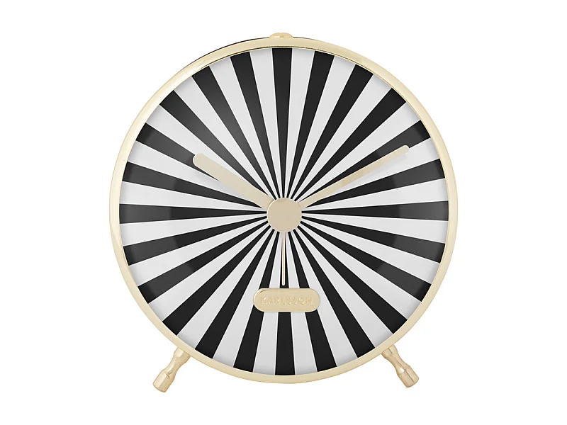 Wekker Candy Swirl - Zwart &amp; Wit