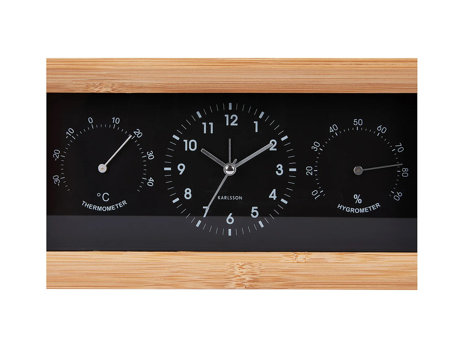 Neat Rechteckiger Wecker - Schwarz