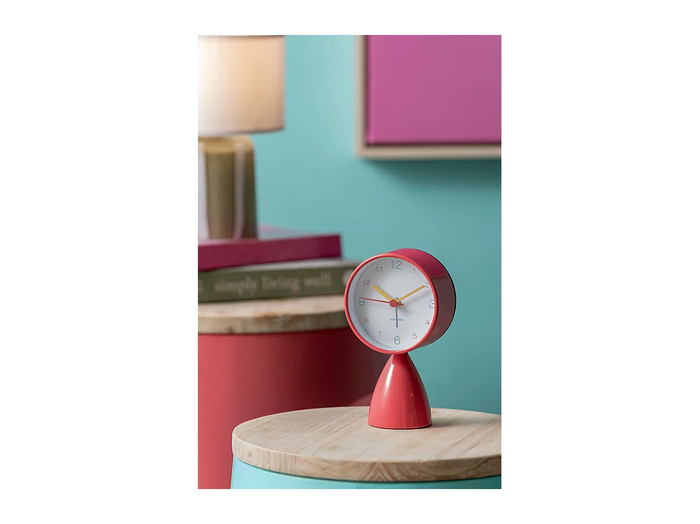 Wecker Funky Vibes - Scharlachrot