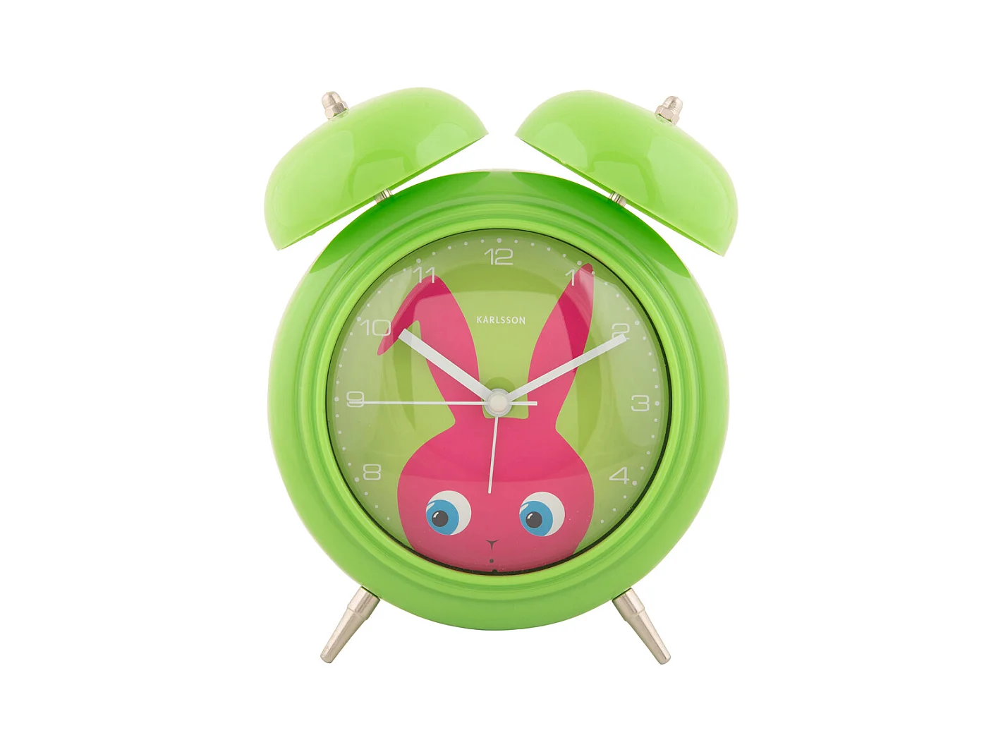 Réveil Peekaboo Bunny - Vert foncé