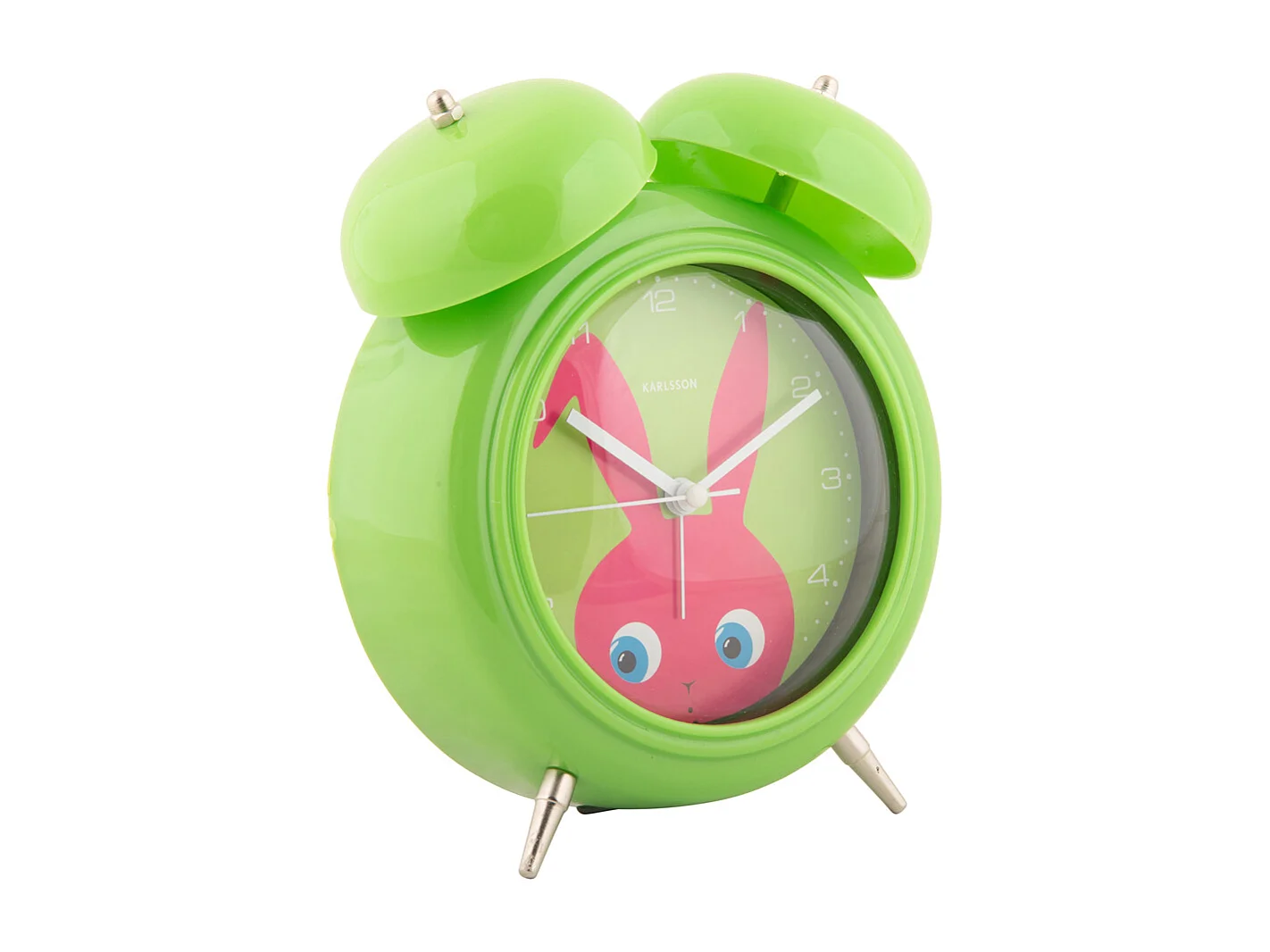 Réveil Peekaboo Bunny - Vert foncé
