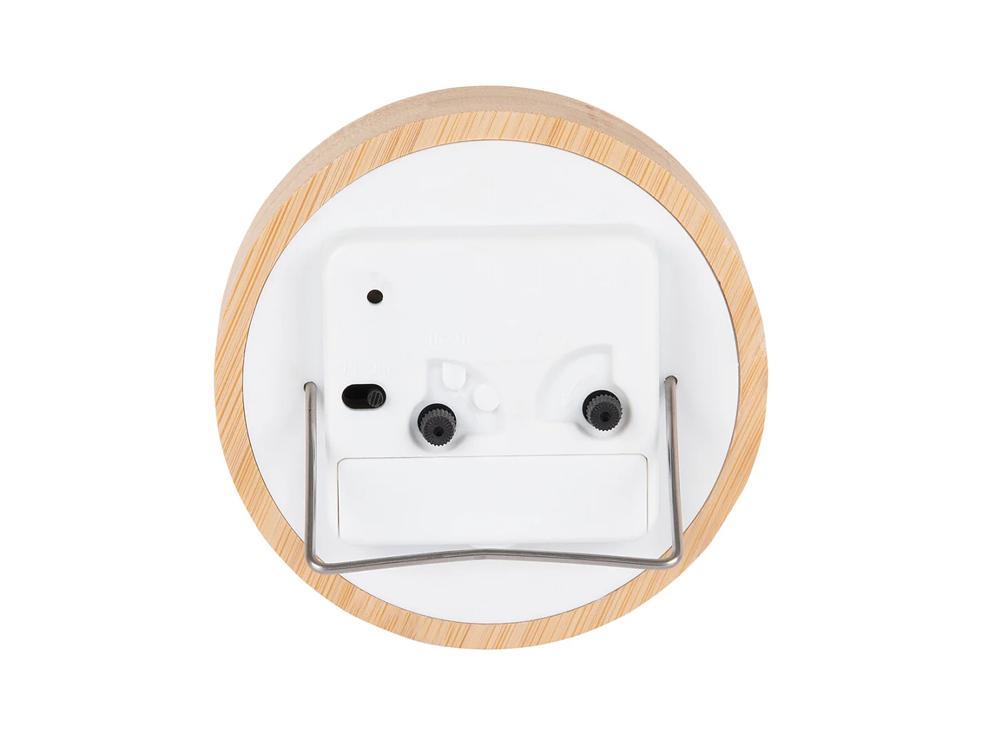 Réveil rond soigné - Noir