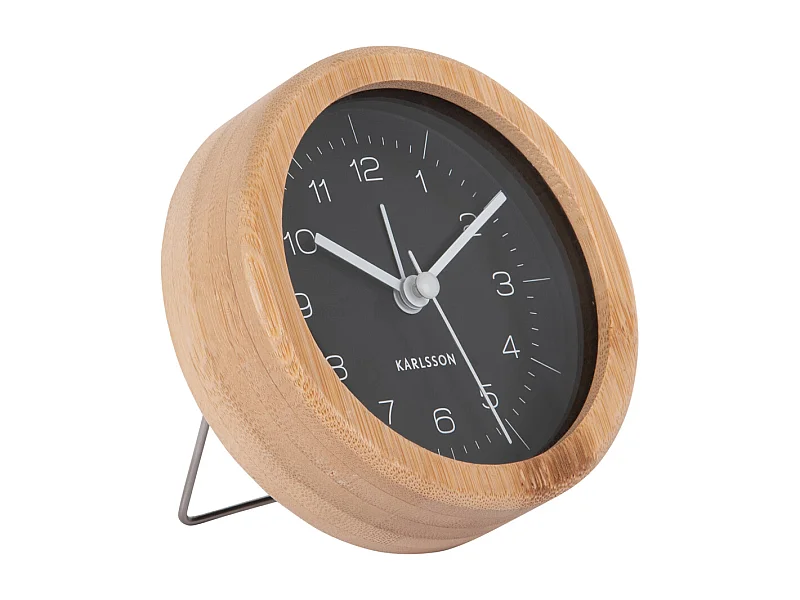 Neat Runder Wecker - Schwarz