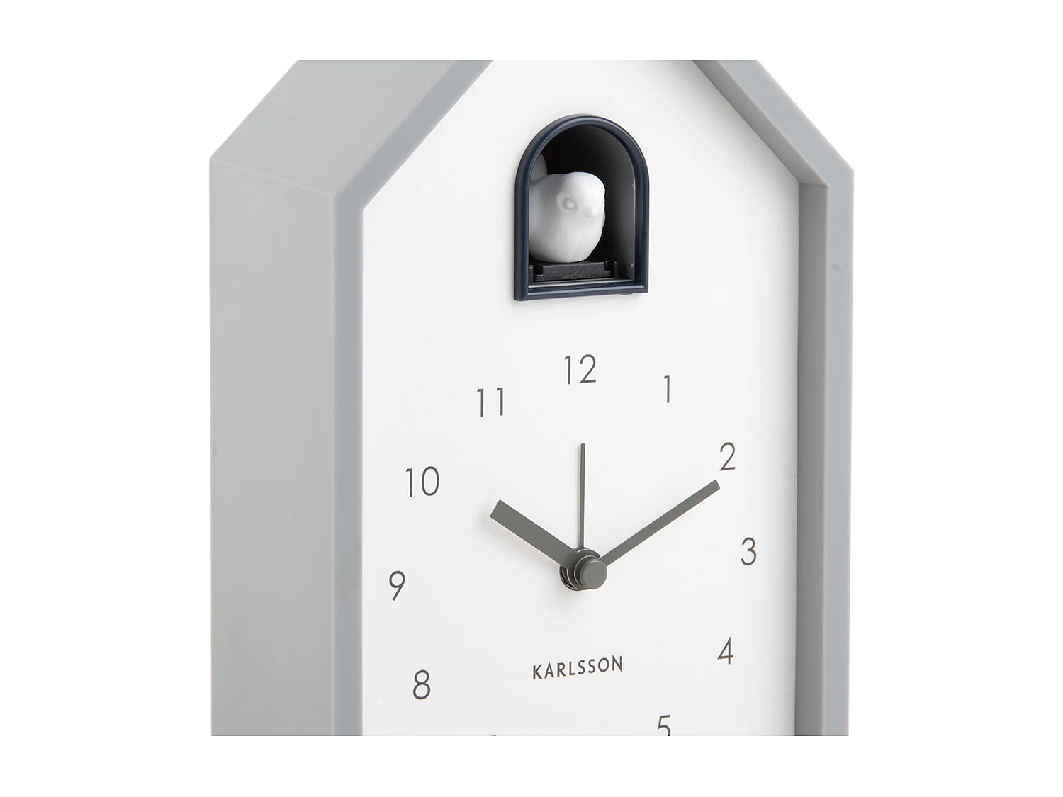 Réveil Coucou Moderne - Gris Souris