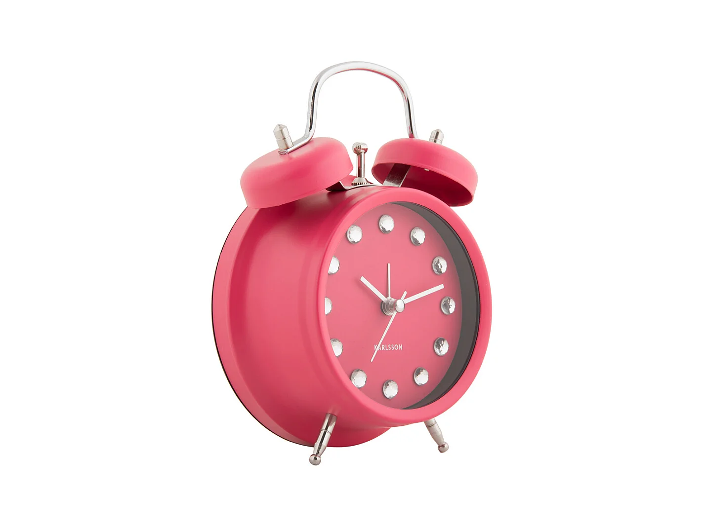 Réveil Glam Diamonds - Rose foncé