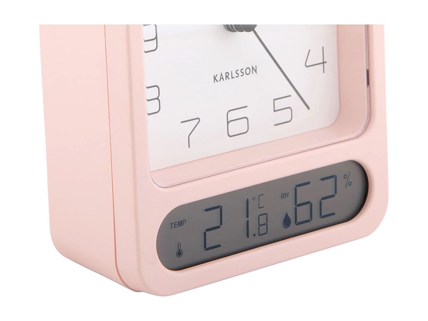 Duo de réveils - Rose tendre