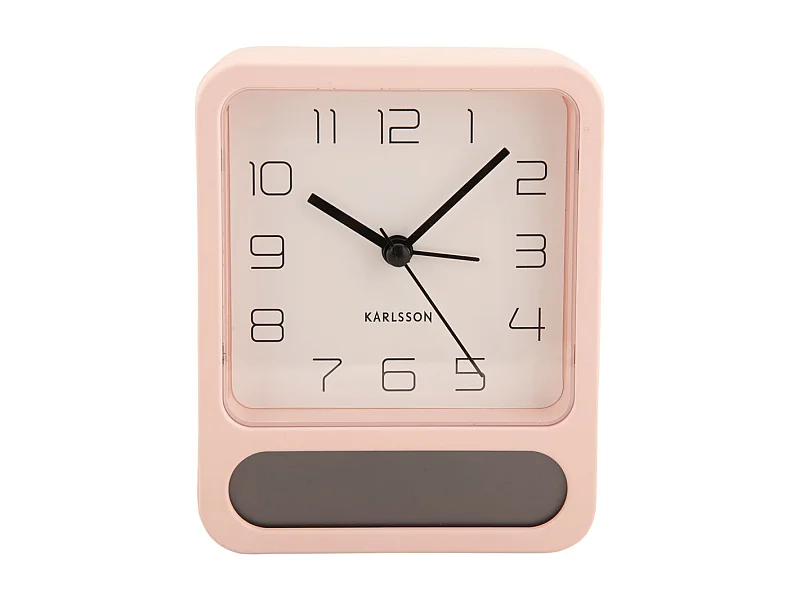 Reloj despertador Duo - Rosa suave