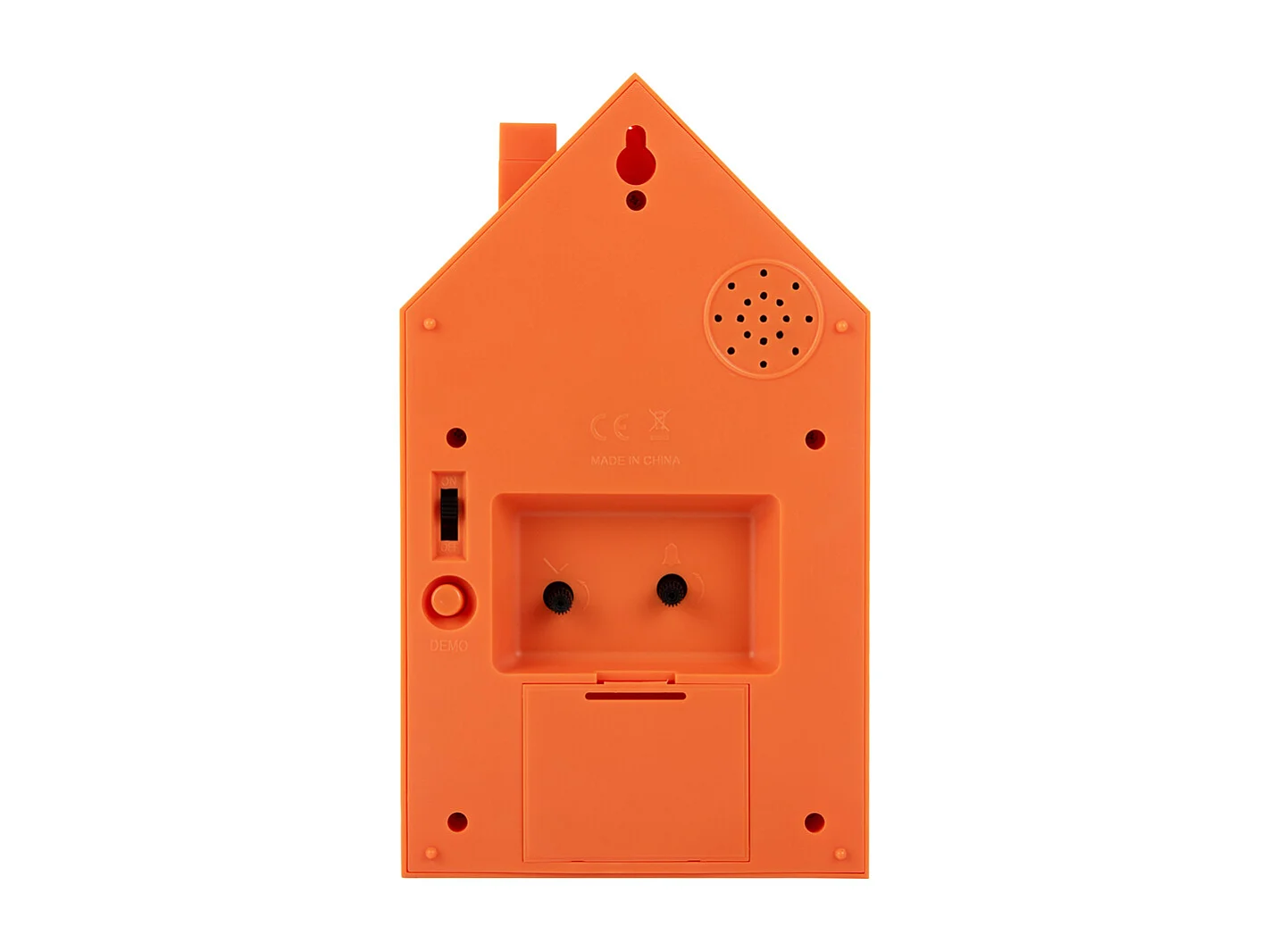 Réveil Coucou Moderne - Orange Vif