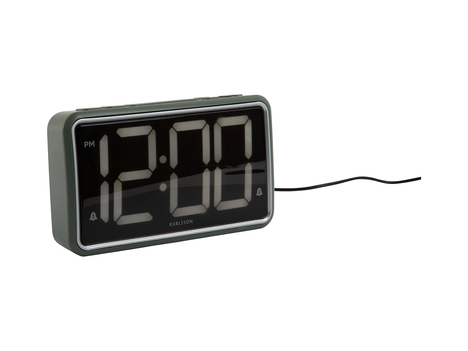 Réveil New Retro - Vert jungle