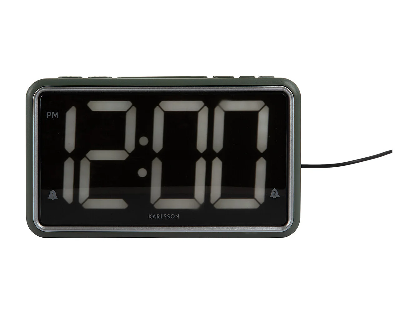 Réveil New Retro - Vert jungle