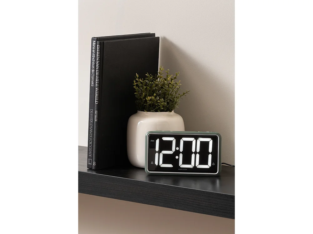 Réveil New Retro - Vert jungle