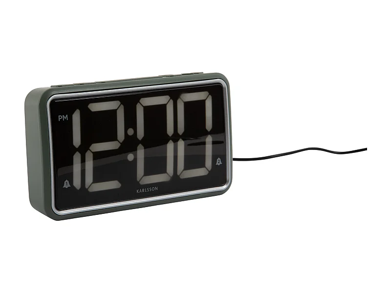 Réveil New Retro - Vert jungle