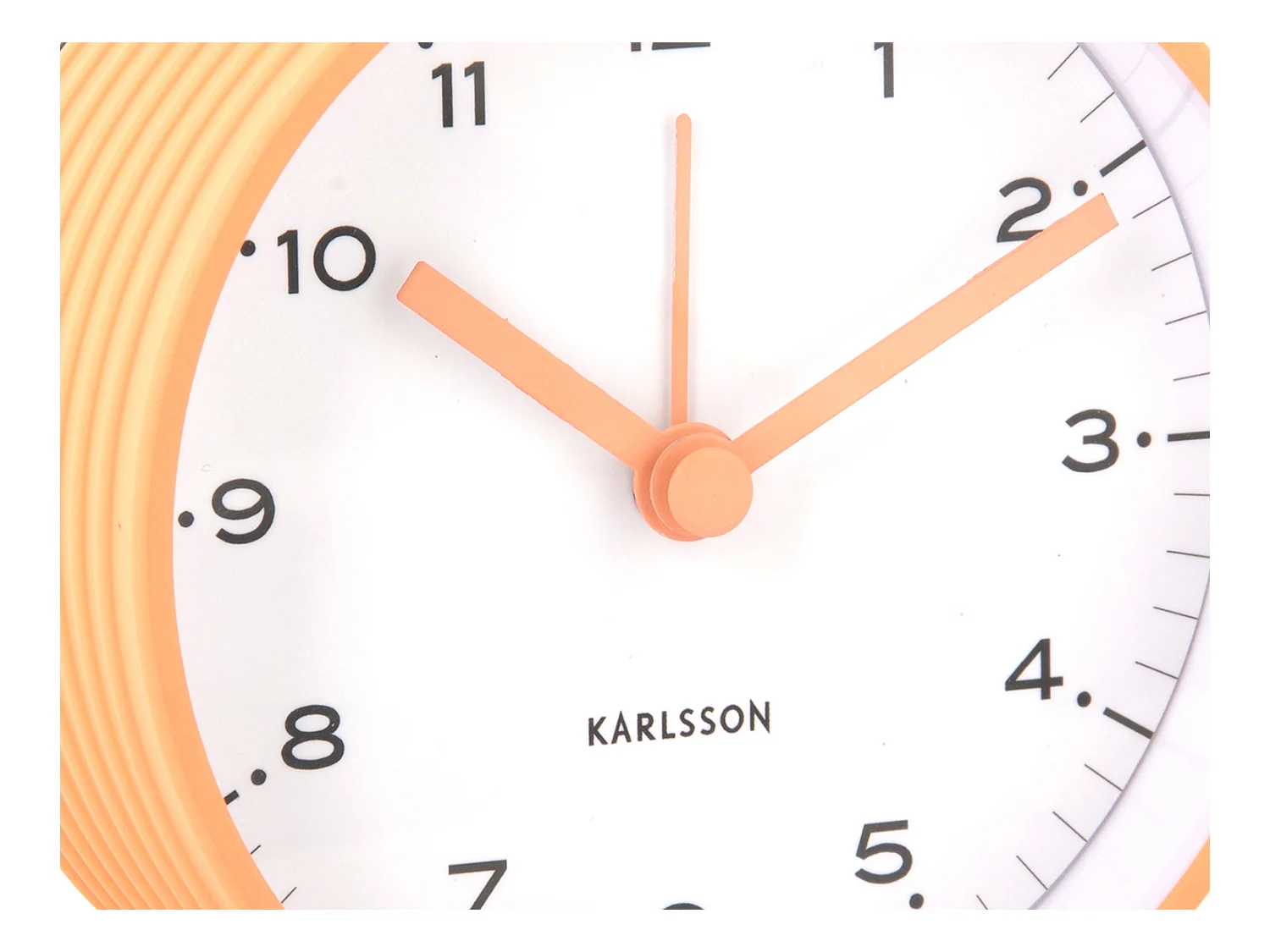 Réveil Circus Rings - Pêche orange