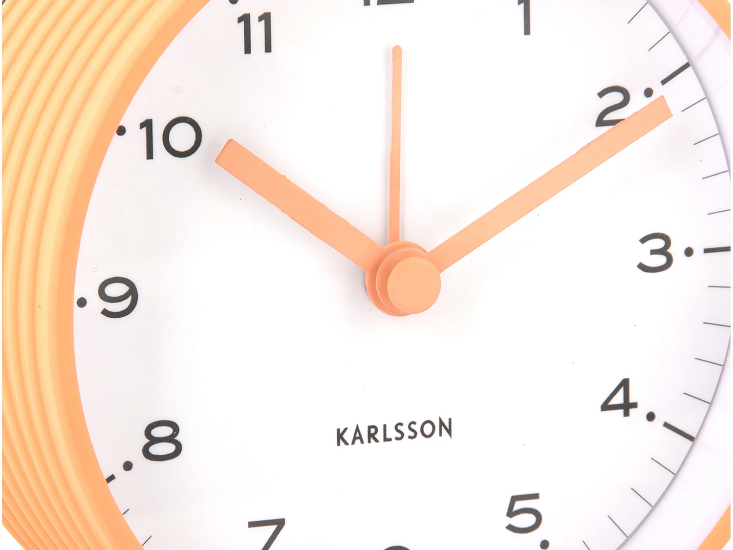 Réveil Circus Rings - Pêche orange