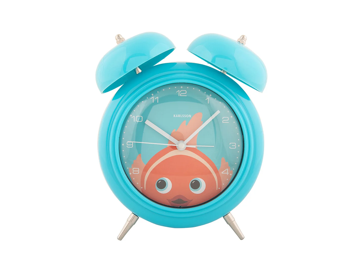 Réveil Peekaboo Goldfish - Bleu clair