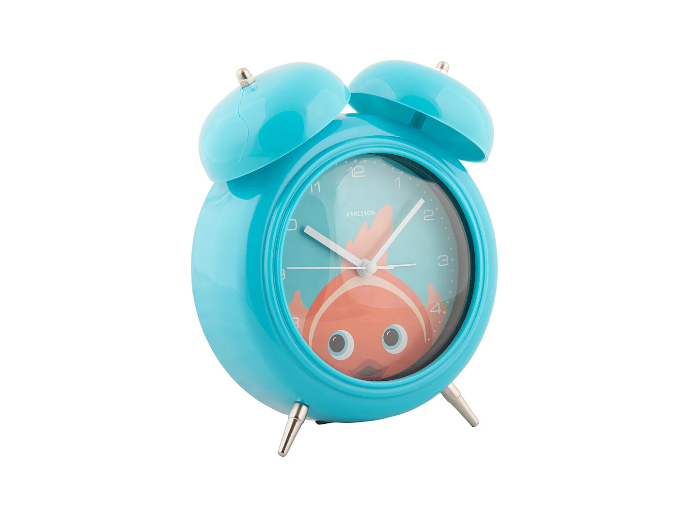 Wecker Peekaboo Goldfisch - Hellblau