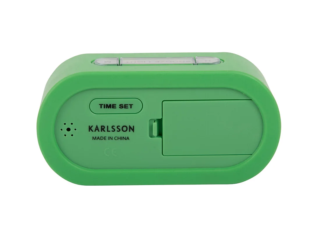 Réveil en gomme - Vert vif