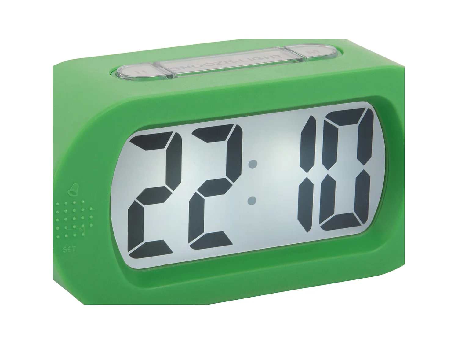 Réveil en gomme - Vert vif