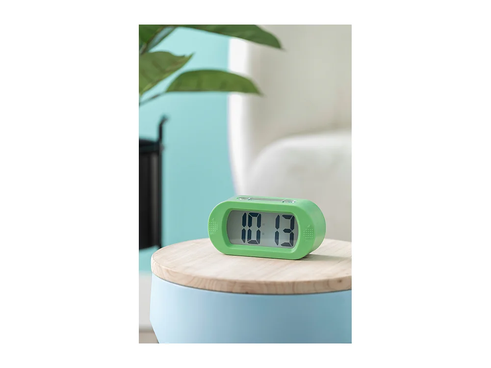 Réveil en gomme - Vert vif