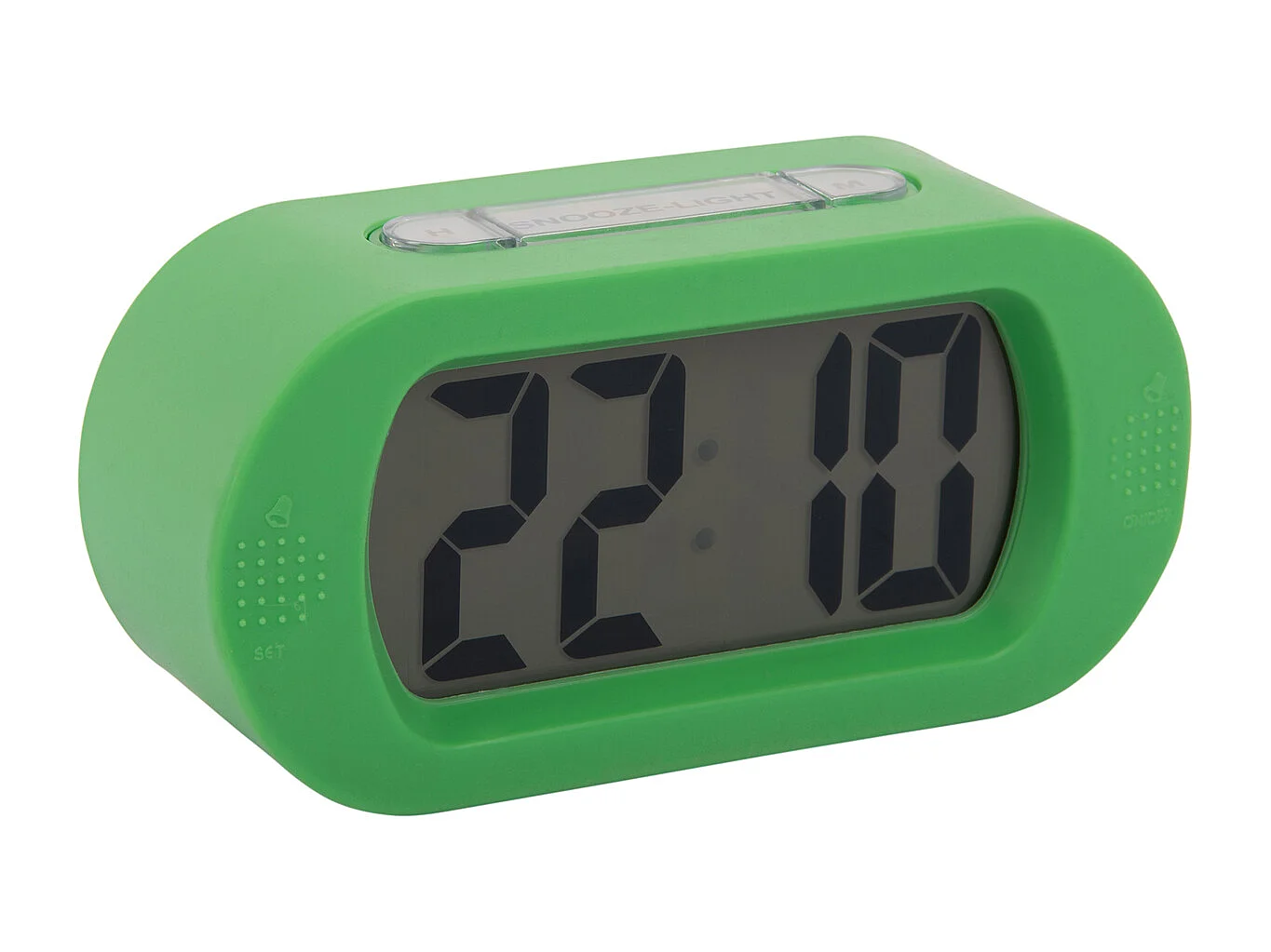 Réveil en gomme - Vert vif