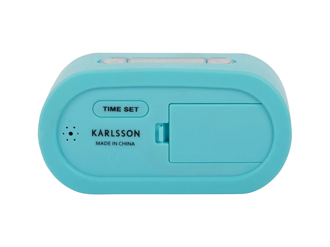 Réveil Gummy - Bleu turquoise