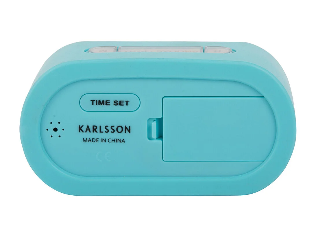 Réveil Gummy - Bleu turquoise