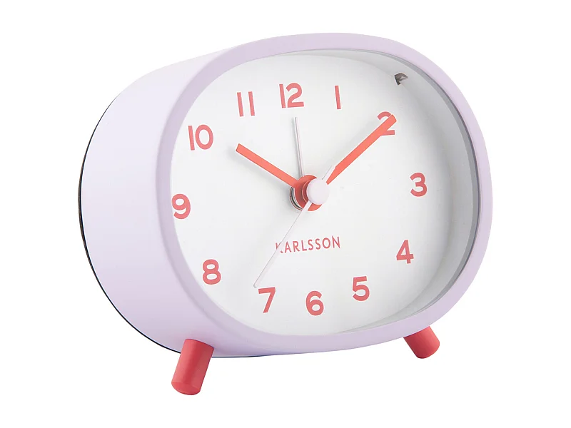 Despertador Cheeky Oval - Morado suave