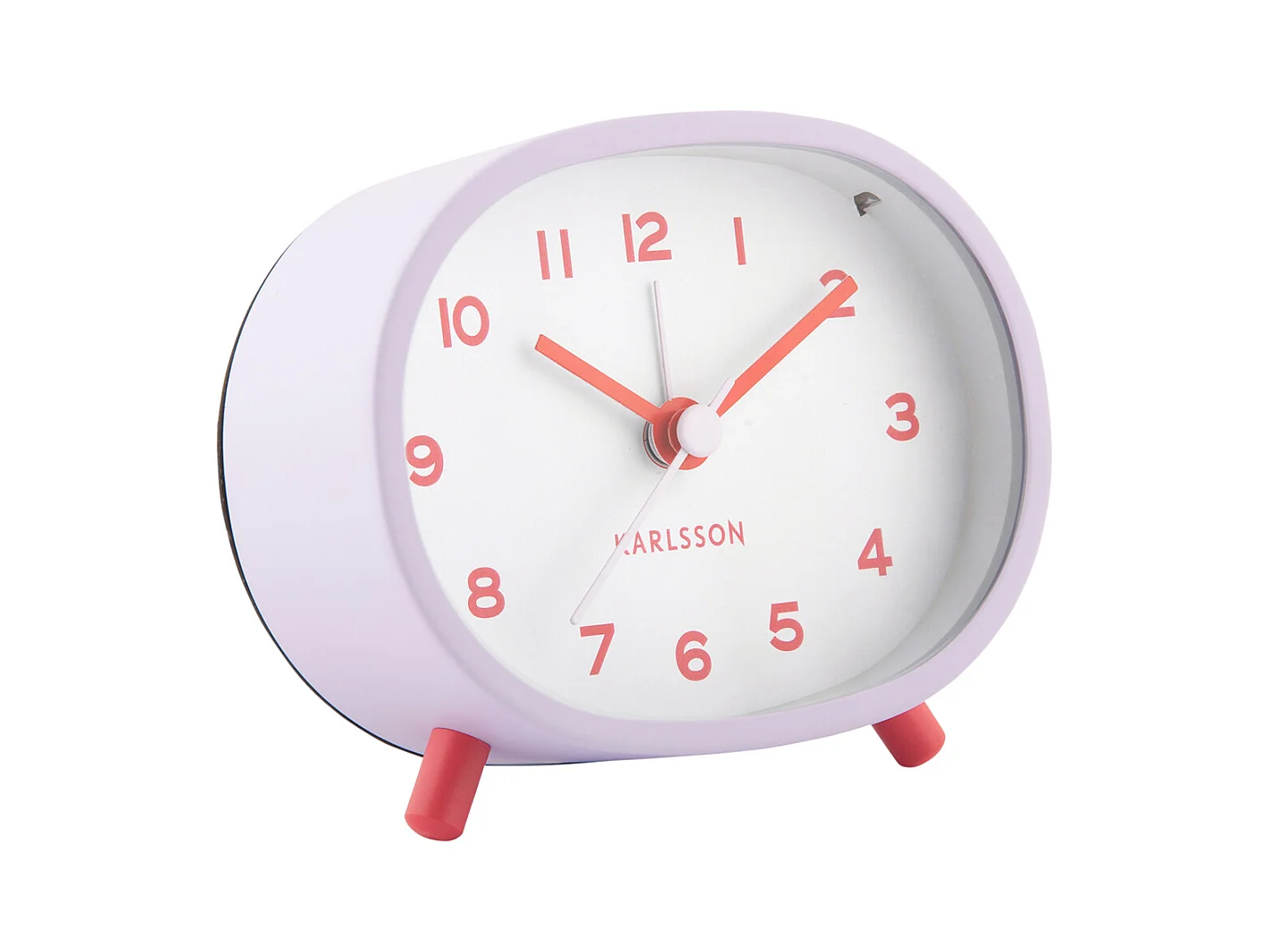 Réveil Cheeky Oval - Violet doux