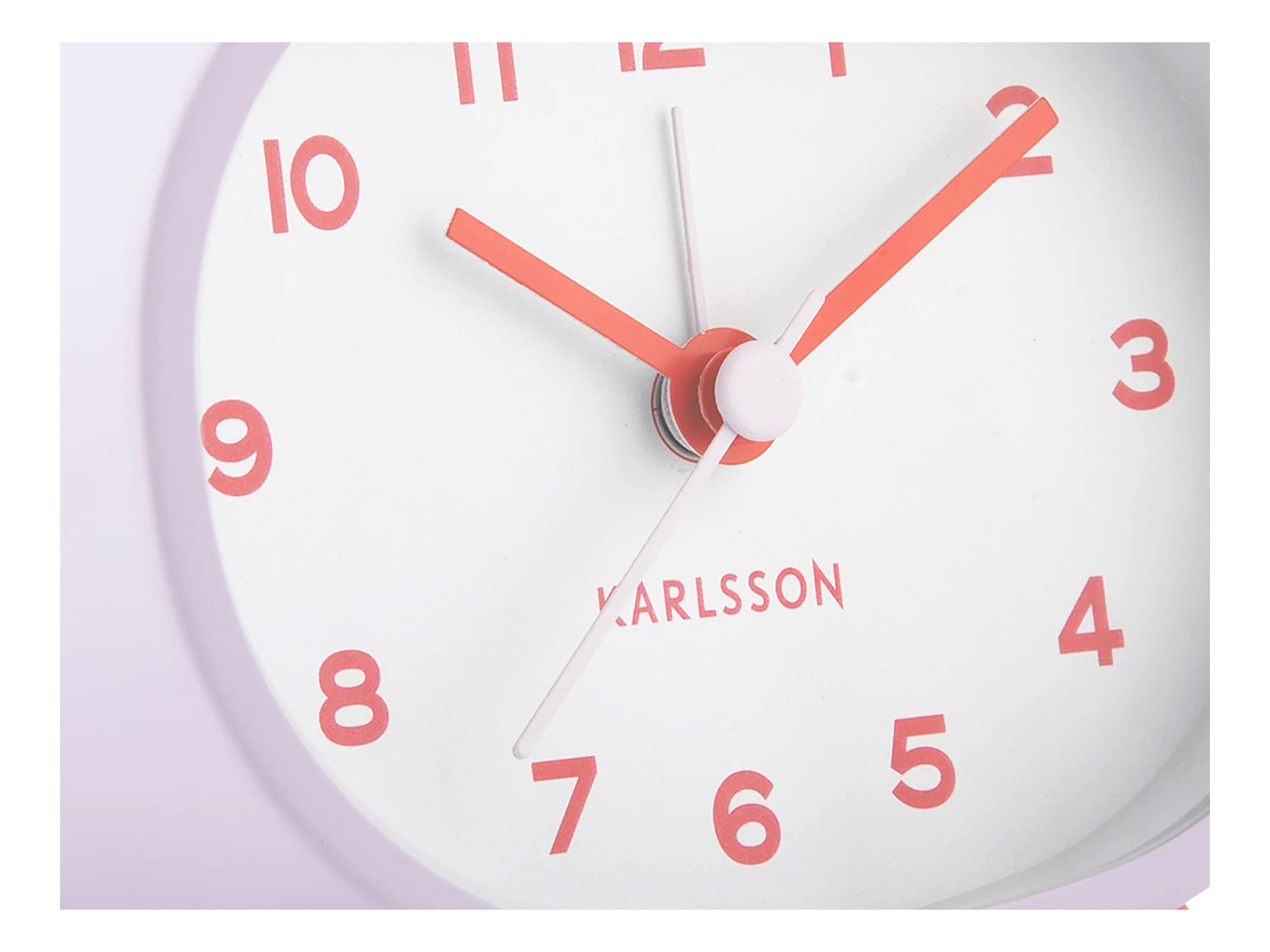 Réveil Cheeky Oval - Violet doux