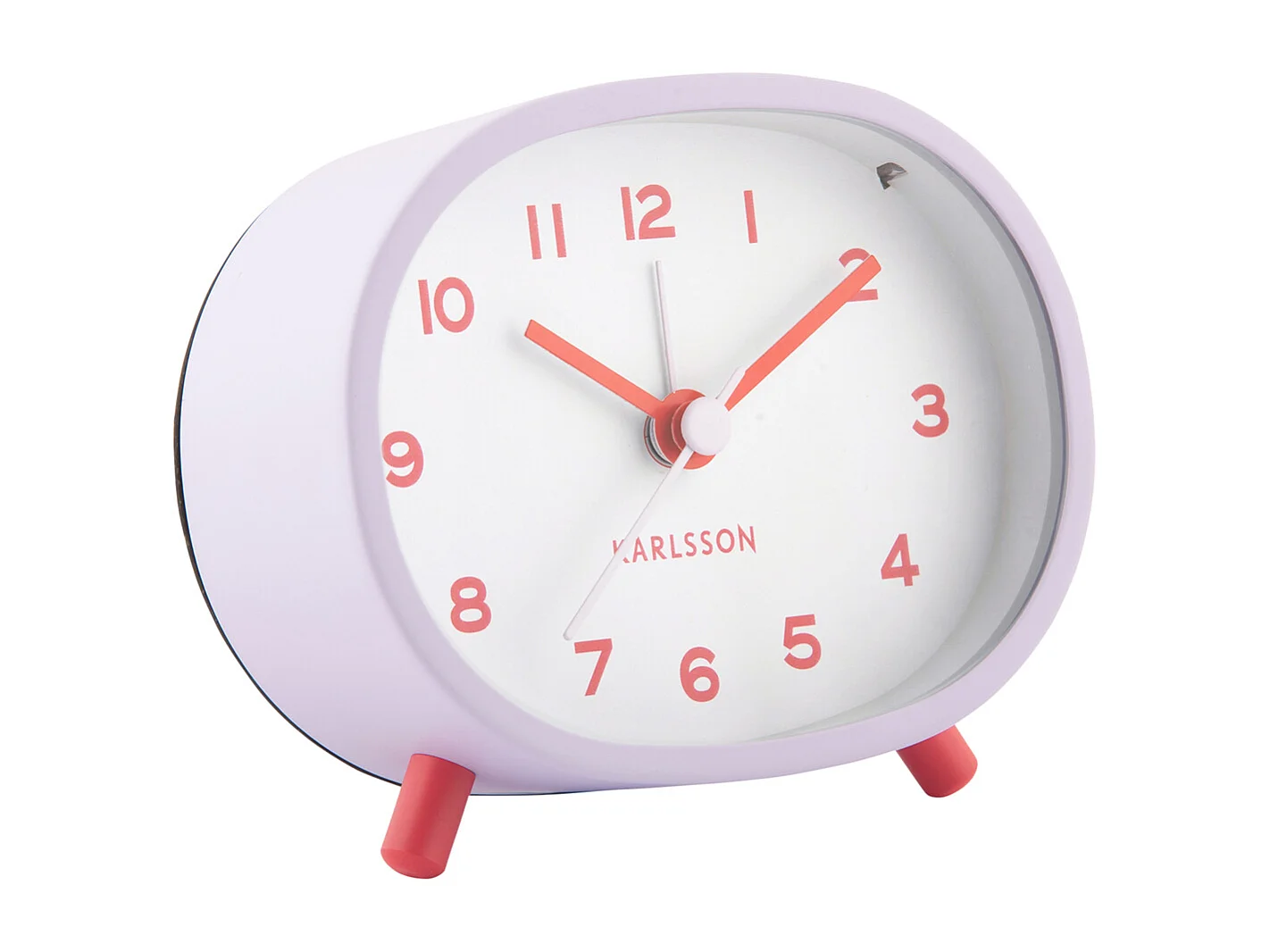 Réveil Cheeky Oval - Violet doux