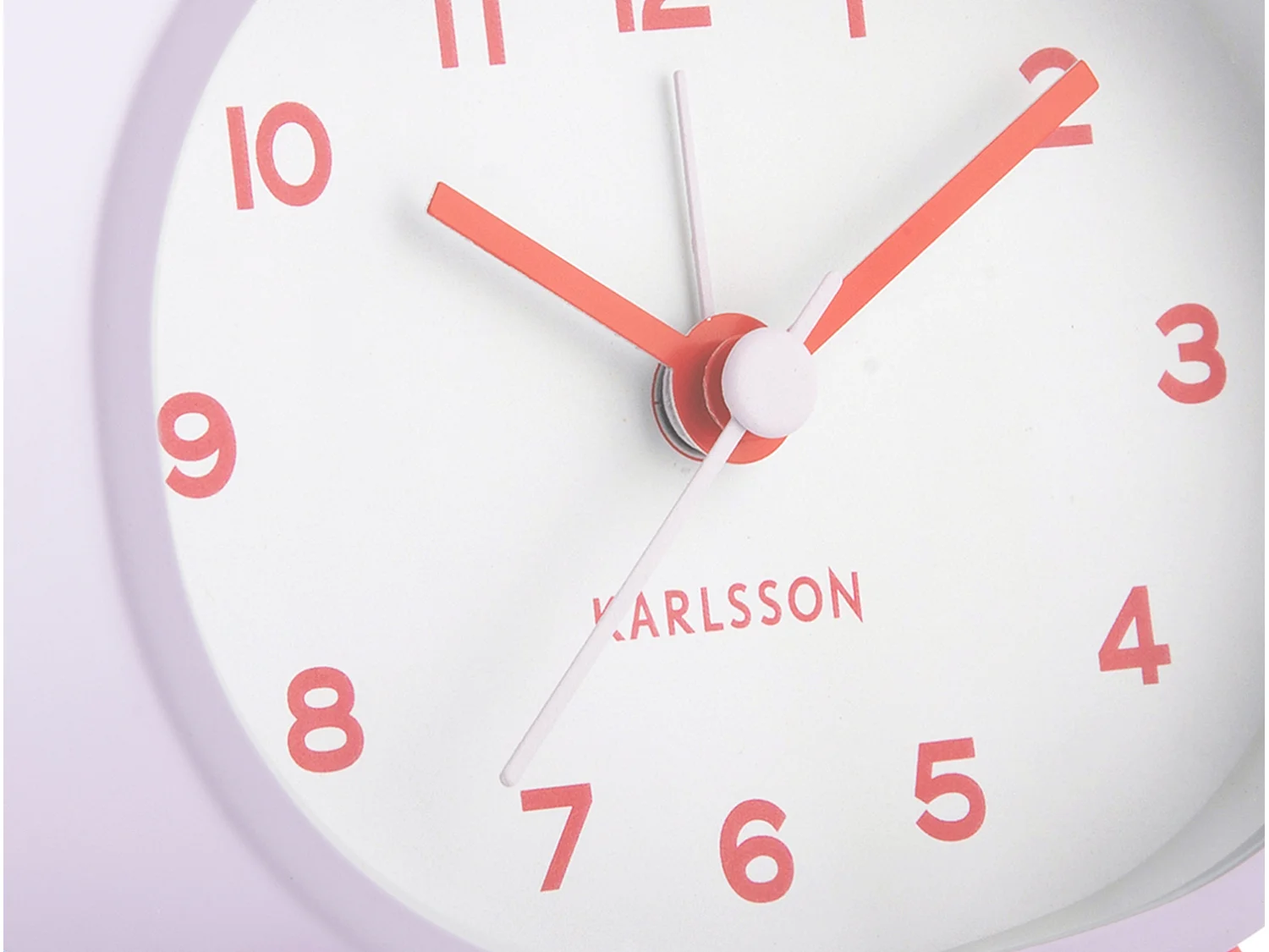 Réveil Cheeky Oval - Violet doux