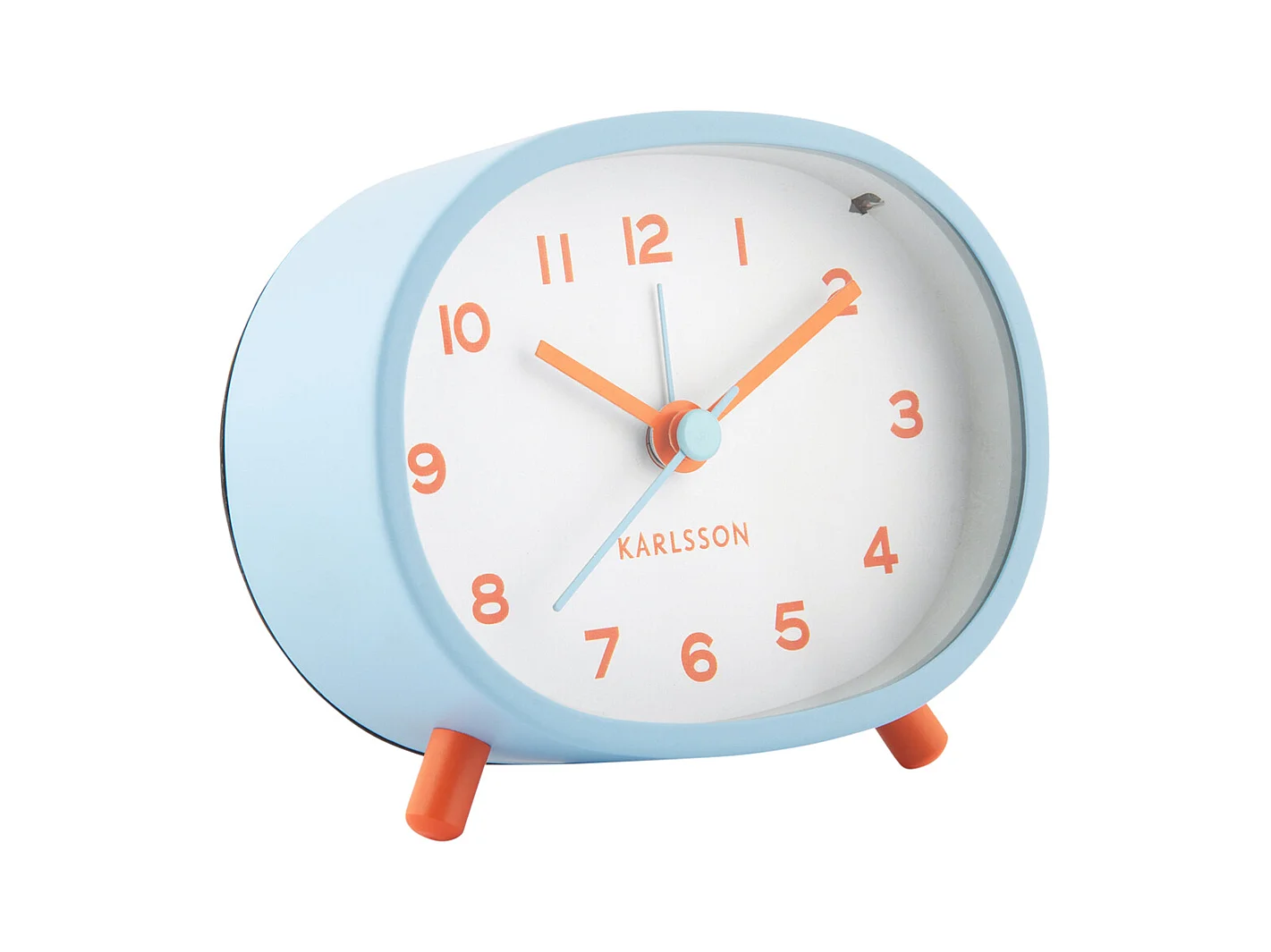 Réveil Cheeky Oval - Bleu doux