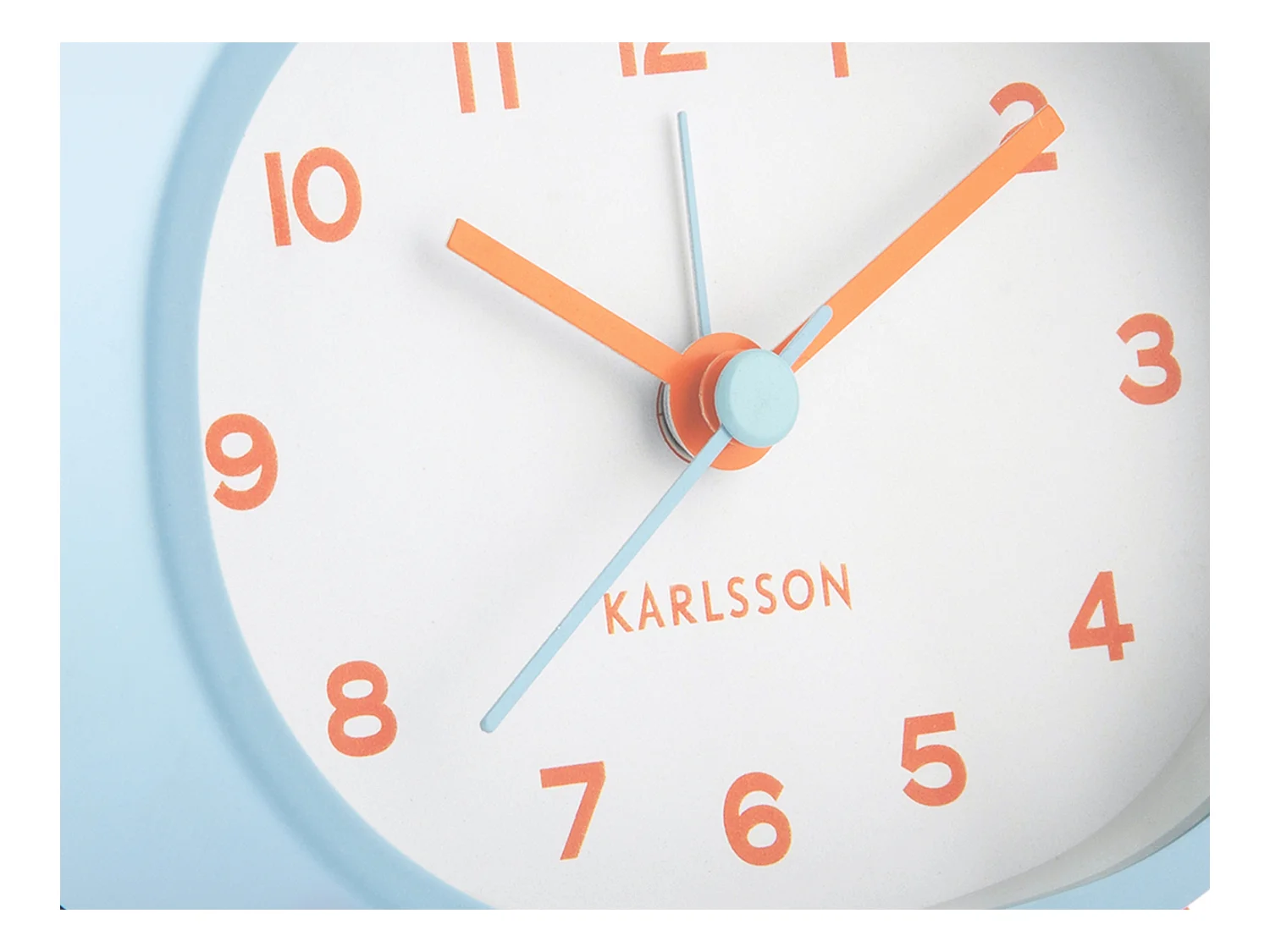 Réveil Cheeky Oval - Bleu doux