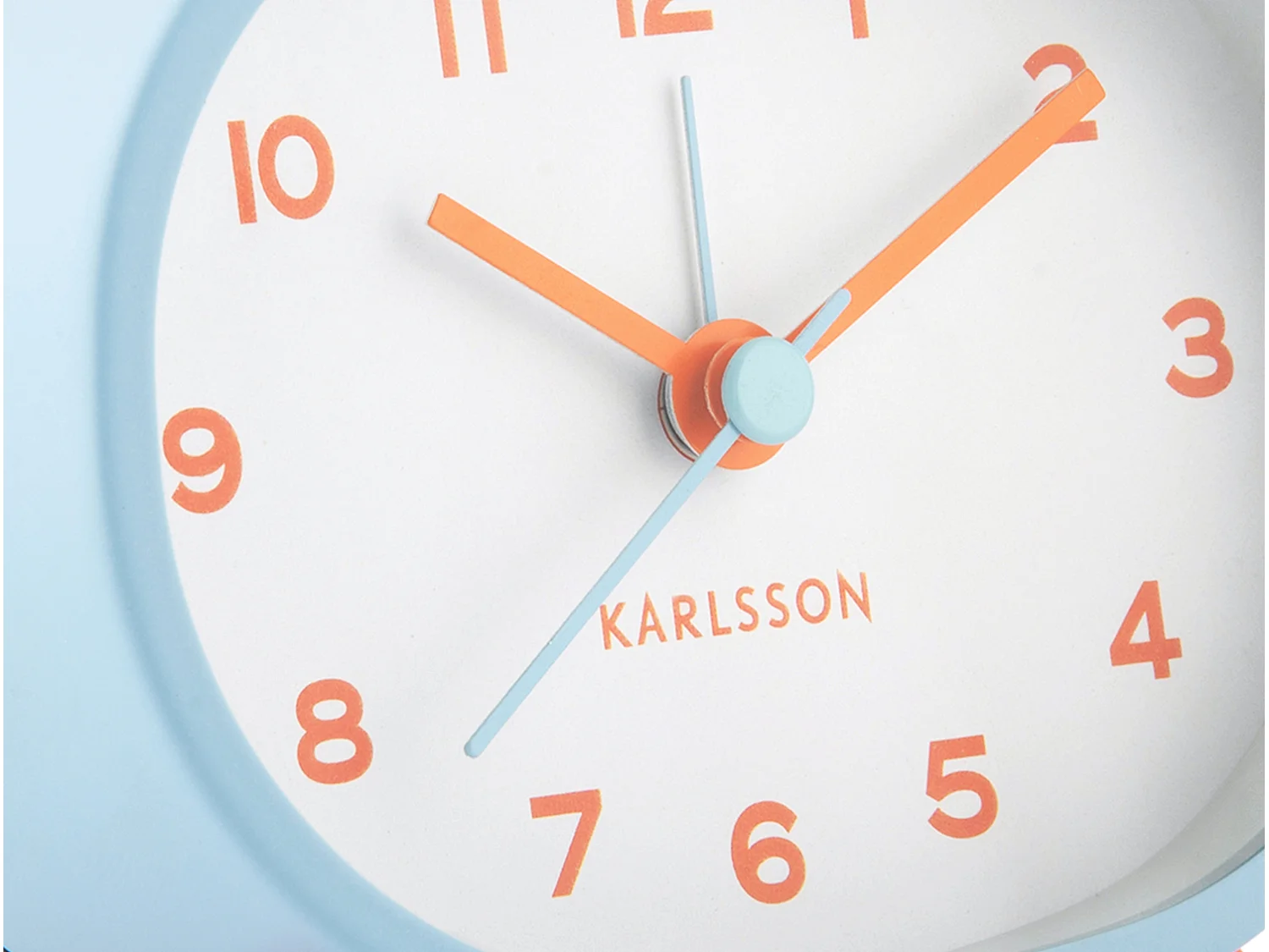 Réveil Cheeky Oval - Bleu doux